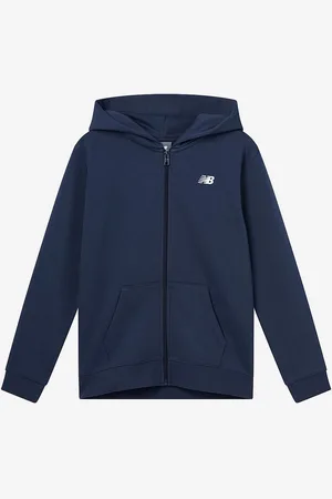 New Balance Hættetrøje Brush Back Small Logo Full Zip Hoodie
