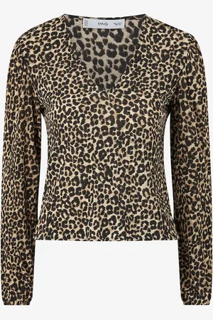 MANGO Top Blouse Lin