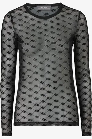 Mos Mosh Top mmLoretta Velvet Mesh Blouse