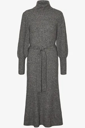 VERO MODA Kjole vmAurelia LS Rollneck 7/8 Knit Dress