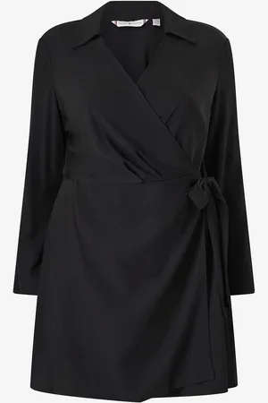 Tommy Hilfiger Slå-om kjole Crv Fluid Vis Wrap Short Dress