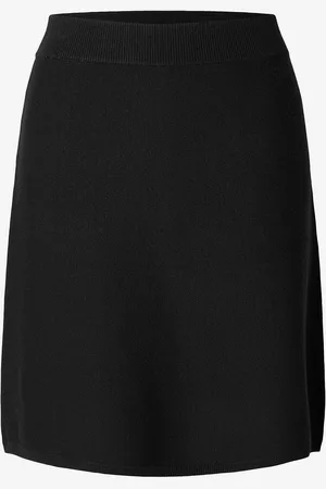SELECTED Nederdel slfKamma HW Short Knit Skirt