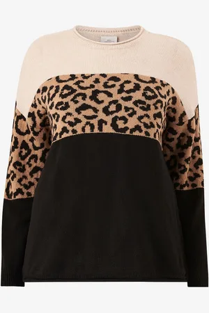 ONLY Trøje carJade Animal LS O-neck Knt