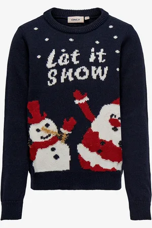 ONLY Julesweater kogXmas Happy LS O-neck Knt