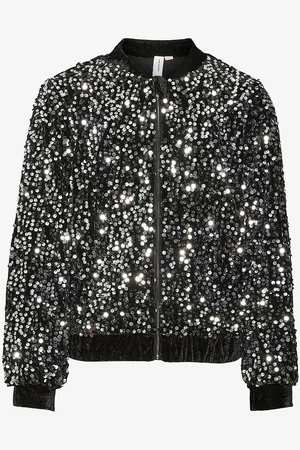 VERO MODA Pailletjakke vmBella Sequin Bomber Jrs Girl