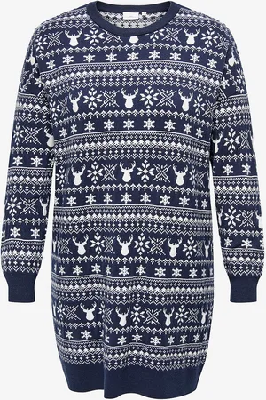 ONLY Juletøj carXmas Winter LS O-neck Dress Knt