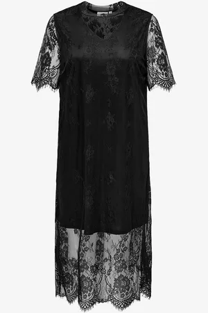 ONLY Maxi kjole carEverlyn 2/4 Lace Calf Dress Wvn