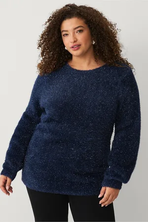 Zizzi Trøje mLuna L/S Pullover