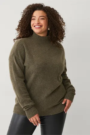 Zizzi Trøje mVista L/S Short Pullover