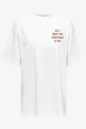 ONLY Jule t-shirt onlSanta Life Oversize S/S Top Xmas