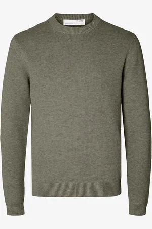 SELECTED Trøje Slhdane LS Knit Structure Crew Neck