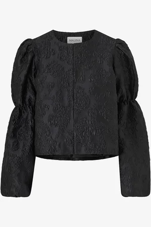 By Malina Bluse Zoey Double Pouf Sleeve Blouse