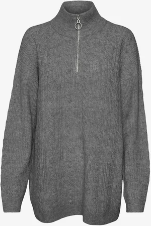 VERO MODA Pullover vmMili LS Highnk Long Zip Pullover