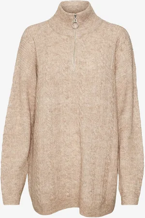 VERO MODA Pullover vmMili LS Highnk Long Zip Pullover