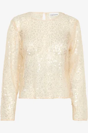 Karen by Simonsen Pailletbluse kbSigne Top