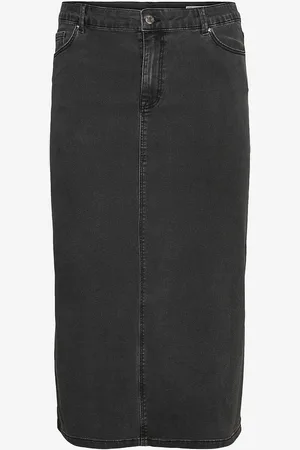 VERO MODA Nederdel vmcSerena HR 7/8 Dnm Skirt Cur Mix