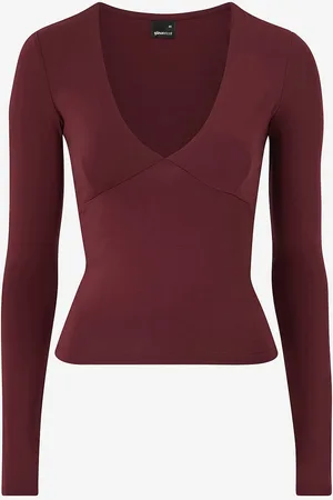 Gina Tricot Top Soft Touch V-neck