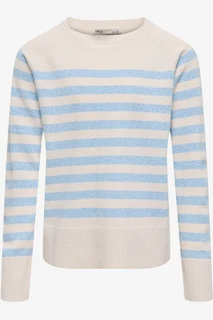 ONLY Trøje kogAma LS Stripe O-neck Knt