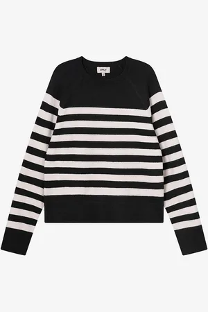 ONLY Trøje kogAma LS Stripe O-neck Knt