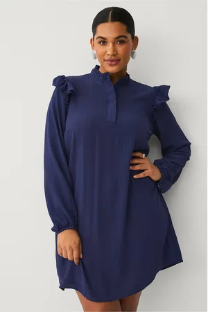 Zizzi Kjole vAnni L/S Abk Glitter Dress