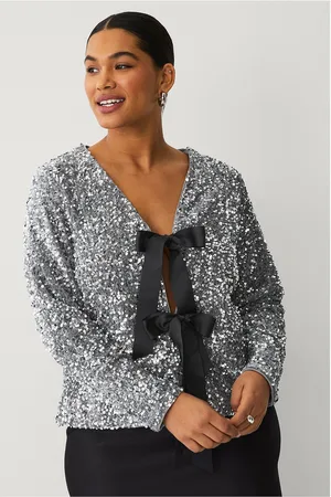 Zizzi Paillet top mPinca L/S Blouse