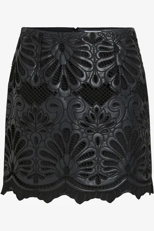 VILA Nederdel viPaz HW Coated Skirt