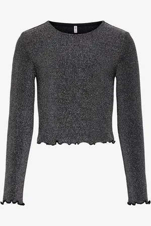 ONLY Top kogQueen L/s Glitter Top BF Jrs