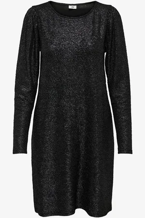 JDY Kjole Rachel L/s Glitter Dress Jrs