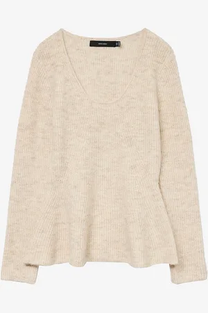 VERO MODA Pullover vmDesma LS U-neck Peplum Pullover G