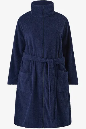 Zizzi Badekåbe mDaly L/S Zipper Bathrobe