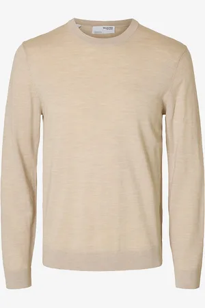 SELECTED Trøje slhTray LS Knit Merino Crew Neck