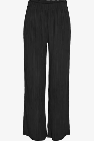 Noisy May Bukser nmLeona H/w Wide Texture Pants Curv