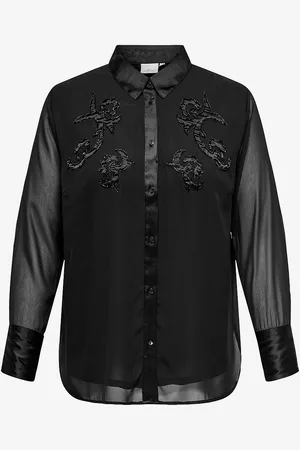 ONLY Skjorte carArianna L/s Embellishment Shirt
