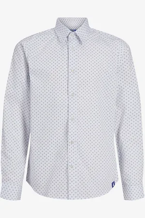 JACK & JONES Skjorte jjAxel Print Shirt LS Jnr