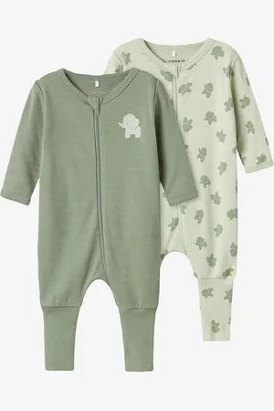 NAME IT Pyjamas nbmNightsuit Zip FF Sea Elephant 2-pak