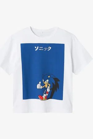 NAME IT T-shirt nkmDow Sonic Nreg SS Top Box Sky