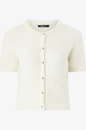 Gina Tricot Cardigan Knitted Boucle