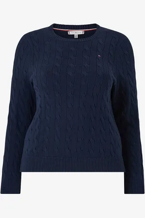 Tommy Hilfiger Trøje Crv CO Cable Mid GG LS C-Nk Swt