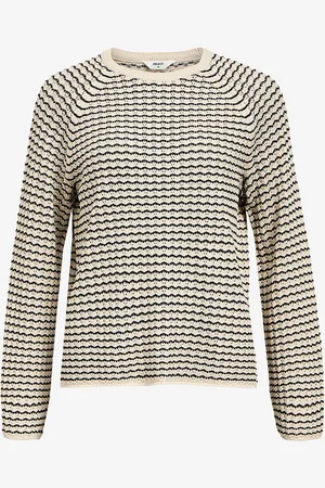 Object Trøje objEster L/S Knit Pattern Top