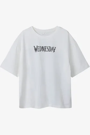 NAME IT T-shirt Nkfdyp Wednesday SS Rlx Top Box Noo