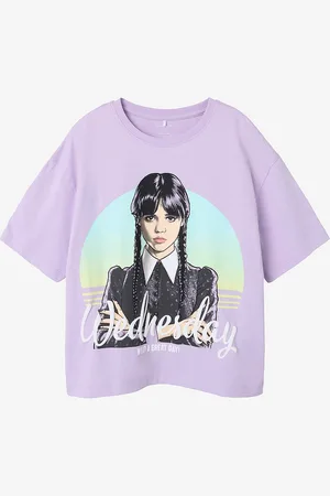 NAME IT T-shirt Nkfdyp Wednesday SS Rlx Top Box Noo