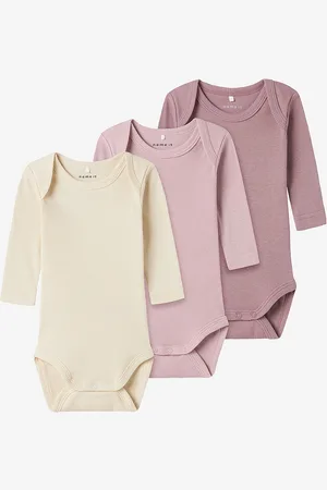 NAME IT Body nbnBody LS Solid Rib 3-pak