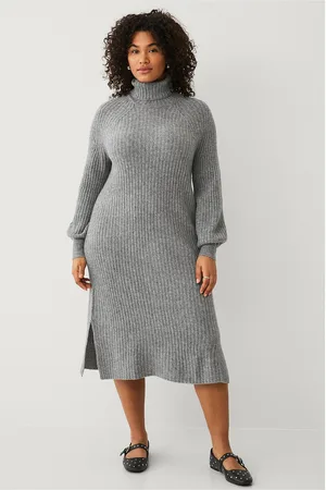 Zizzi Kjole caComfy L/S Blk Dress