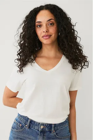 ELLOS T-shirt med v-hals