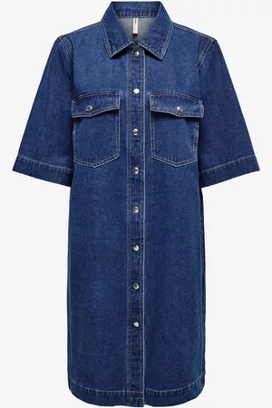ONLY Skjortekjole onlBelle S/S Button Dress Dnm