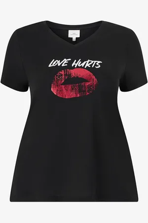 ONLY Top carLydia Life SS V-neck Reg Tee Jrs