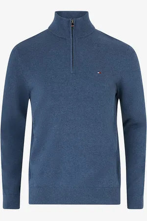 Tommy Hilfiger Trøje Essential Cotton Zip Mock