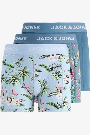 JACK & JONES Boksershorts Jacflower Bird Trunks 3 Pack Jnr SN