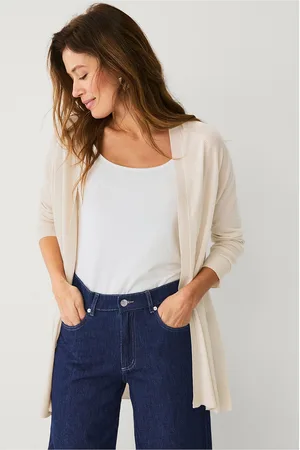 ELLOS Fintstrikket cardigan ( Frida) Cardigan Finetknited