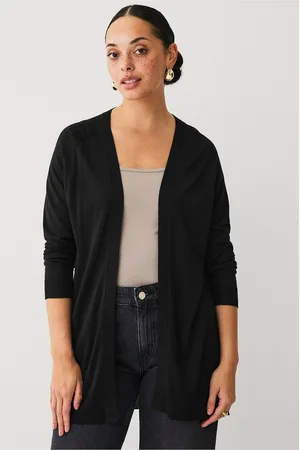 ELLOS Fintstrikket cardigan ( Frida) Cardigan Finetknited
